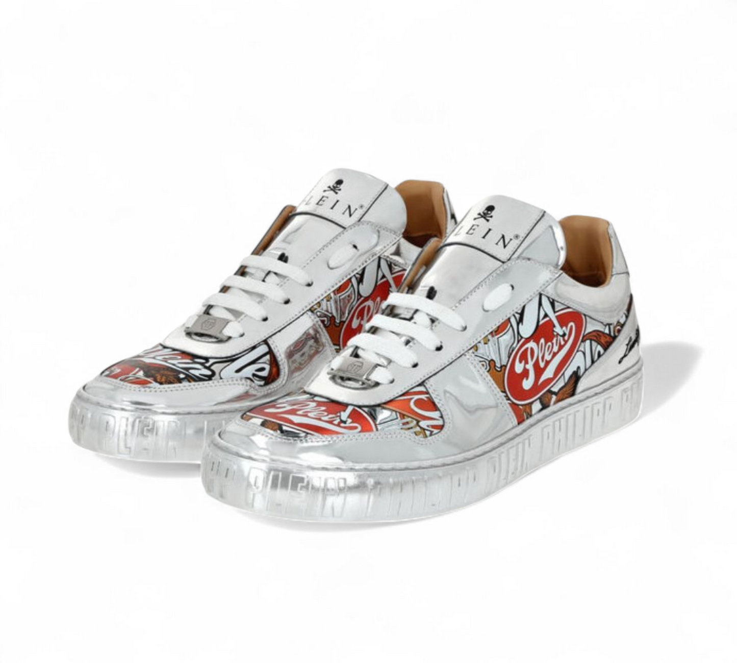 Philipp Plein -Mirror Leather Low