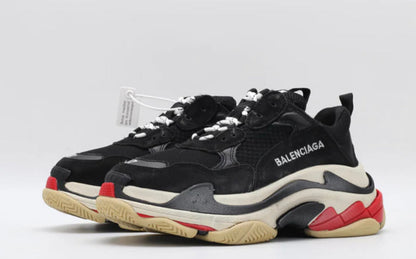 BALENCIAGA TRIPLE S – BLACK WHITE RED