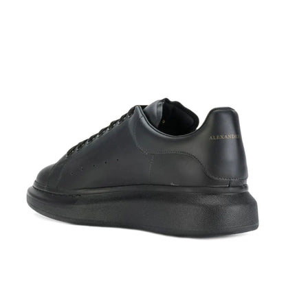 ALEXANDER MCQUEEN Black Leather And Black Sole