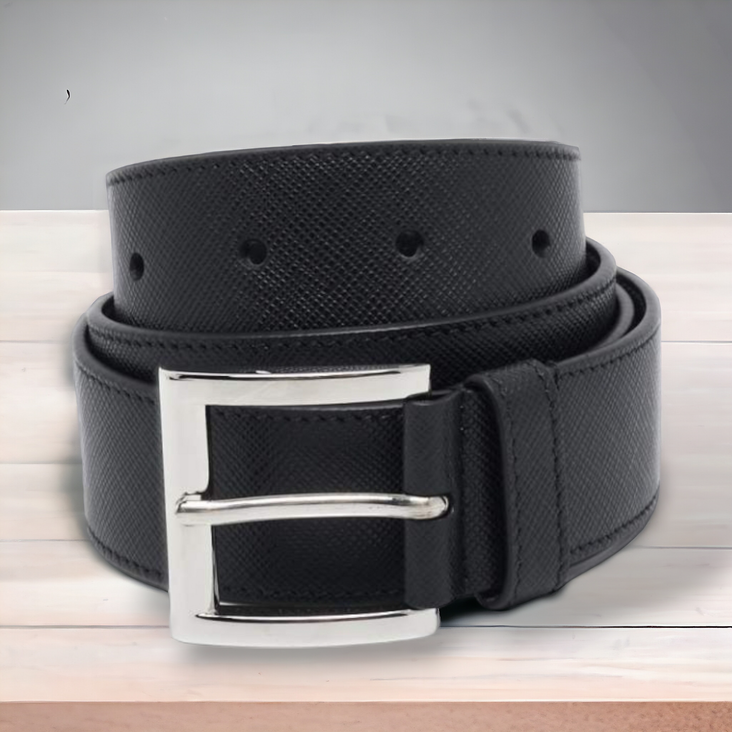 Prada Black Belt 1