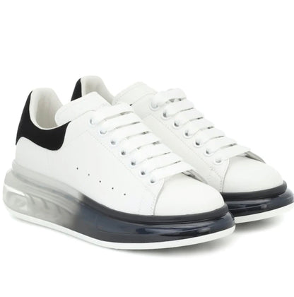 ALEXANDER MCQUEEN White Leather And Mixed Sole