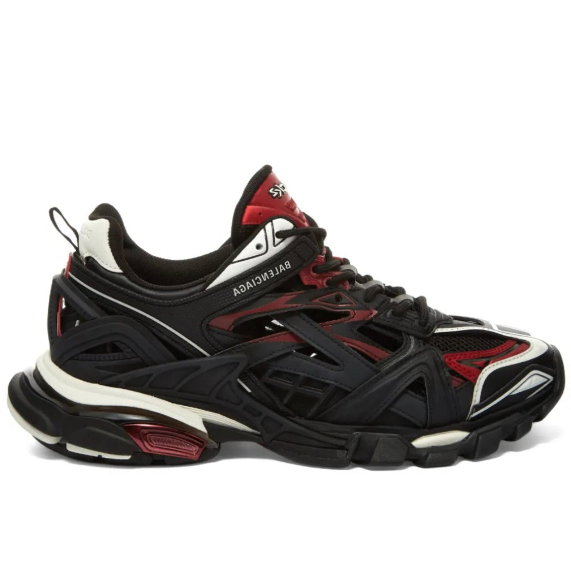 BALENCIAGA TRACK.2 BLACK BURGUNDY