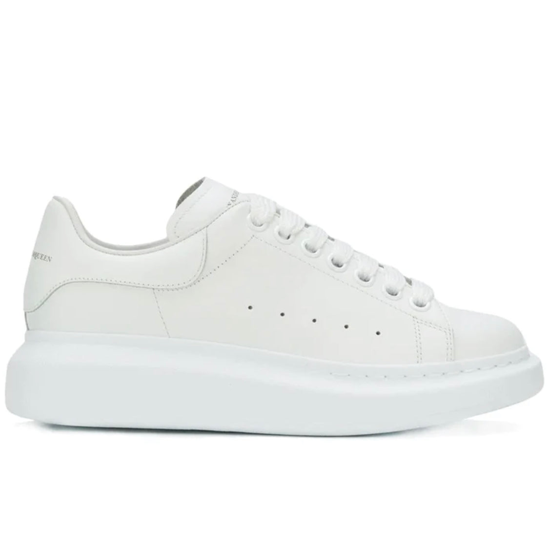 ALEXANDER MCQUEEN Cream Leather And White