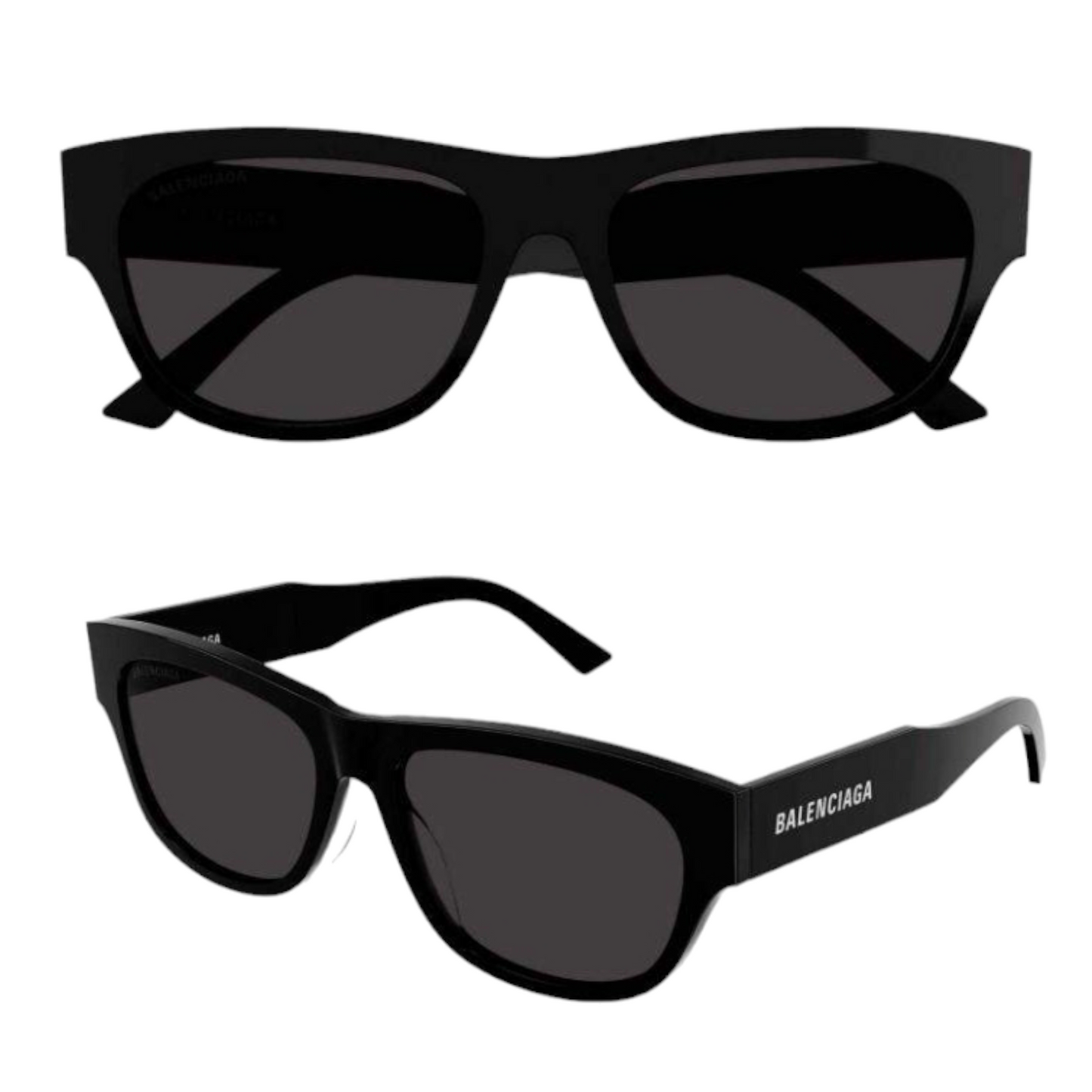 Balenciaga Black BB0164S Sunglasses (Unisex)