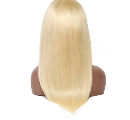 (Jlxr)Blonde 613 Front Lace Wig Human Hair Wigs For Women Straight 13x4 Lace Frontal Wig