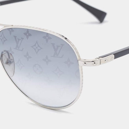 Louis Vuitton Z0165U Black & Silver Sunglasses