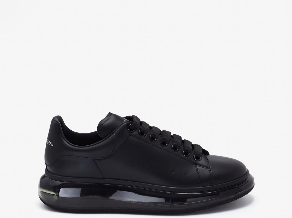 ALEXANDER MCQUEEN Oversized Black Shiny Sole