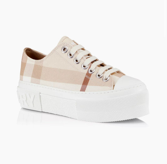 Burberry Jack Checked Low-Top Sneakers (Women)