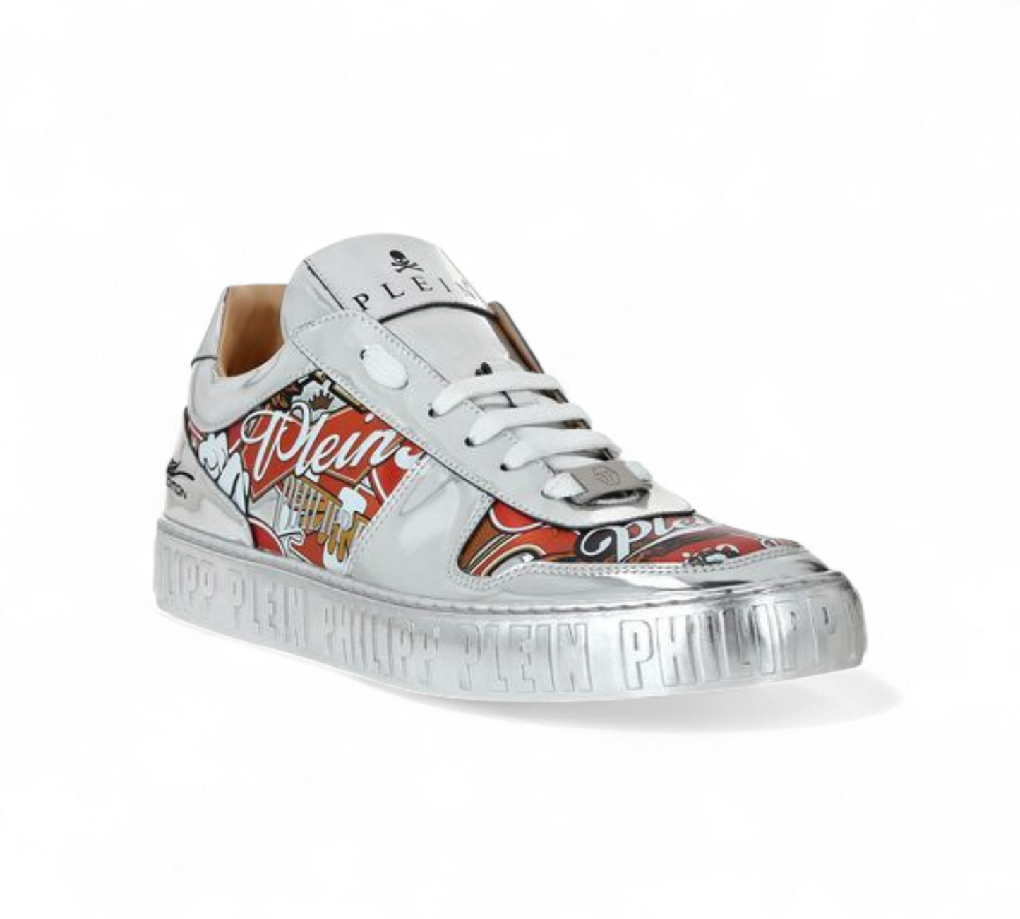 Philipp Plein -Mirror Leather Low