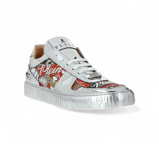 Philipp Plein -Mirror Leather Low